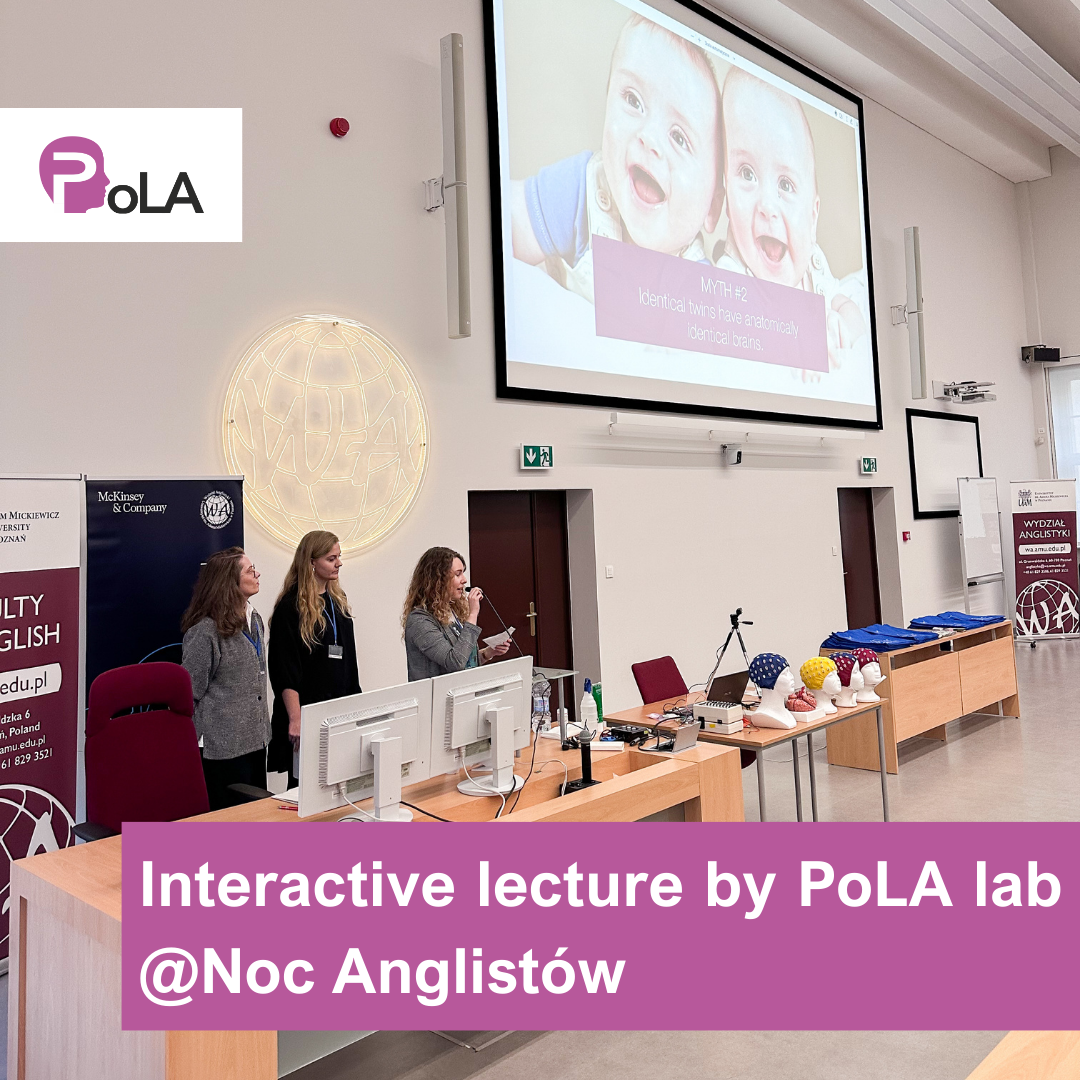 Interactive lecture by PoLA lab at Noc Anglistów